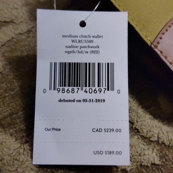 KATE SPADE Nadine Patchwork Medium Clutch Wallet - Picture 4 of 7